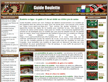 Tablet Screenshot of guide-roulette.net